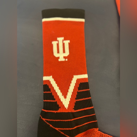 🚫SOLD TCK IU Indiana Hoosier Calf Length Socks - Picture 3 of 6